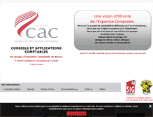 Tablet Screenshot of groupe-cac.fr